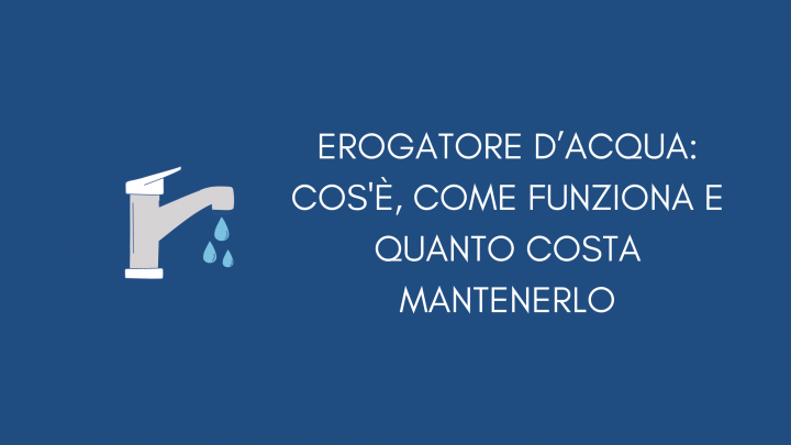 Erogatore acqua