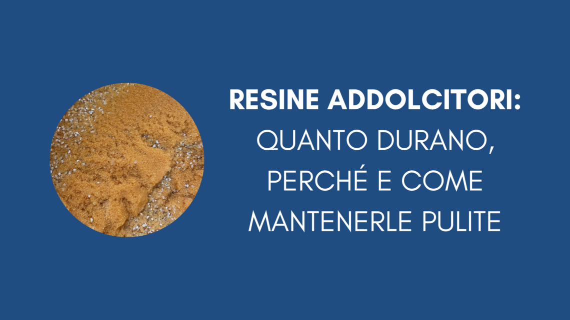 Resine addolcitori
